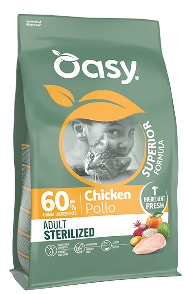 Oasy Cat Ad Superior Sterilised Pollo 1,5kg