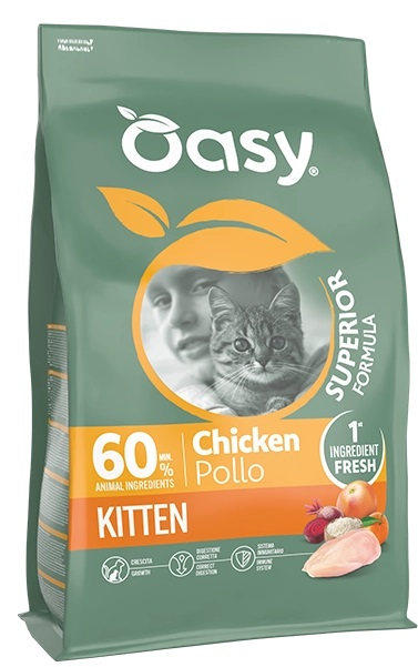 Oasy Cat Kitten Superior Pollo 6kg