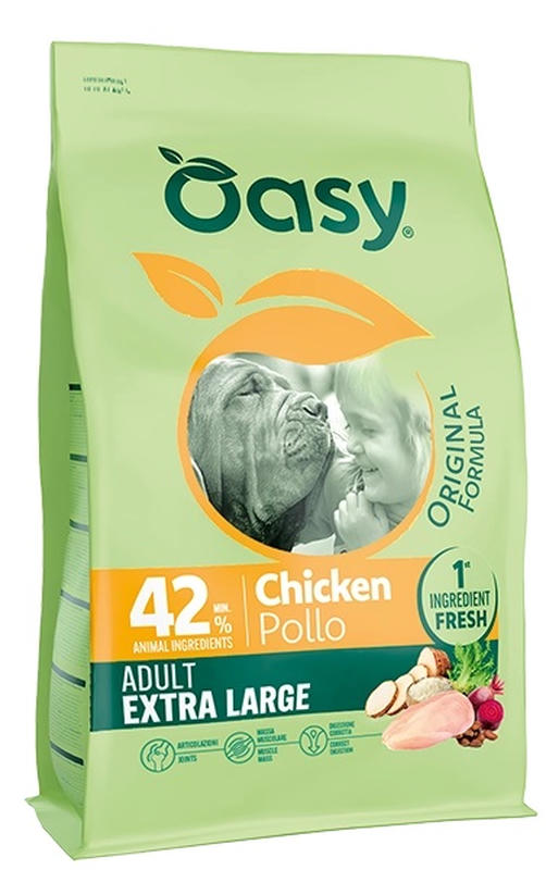 Oasy Dry Dog Original - ADULT EXTRA/LARGE CHICKEN 10 Kg