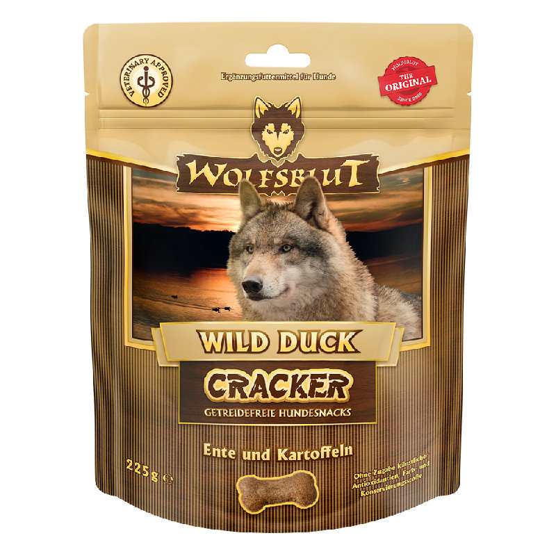 Wolfsblut Cracker Wild Duck - Anatra con patate 225g