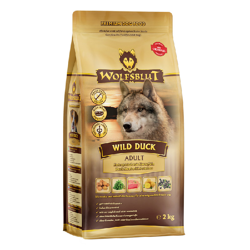 Wolfsblut Adult Wild Duck - Anatra con patate 2kg