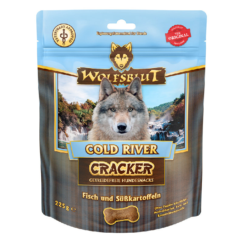 Wolfsblut Cracker Cold River - Trota con patate dolci 225g