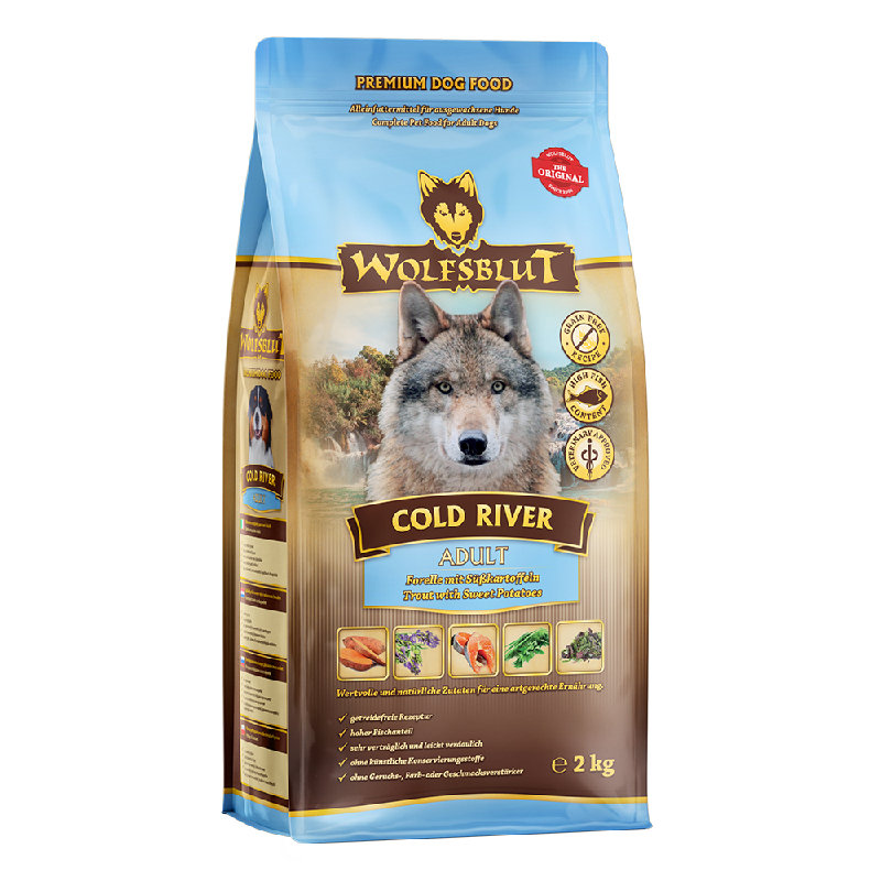 Wolfsblut Adult Cold River - Trota con patate dolci 2kg