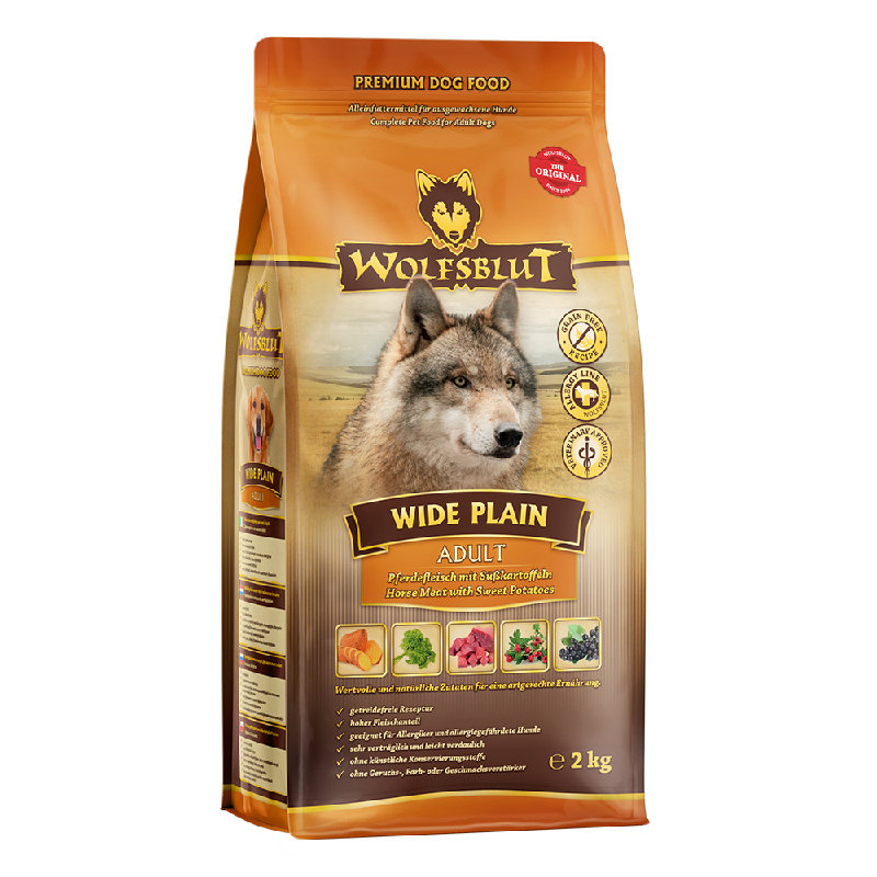 Wolfsblut Adult Wide Plain - Cavallo con patate dolci 2kg