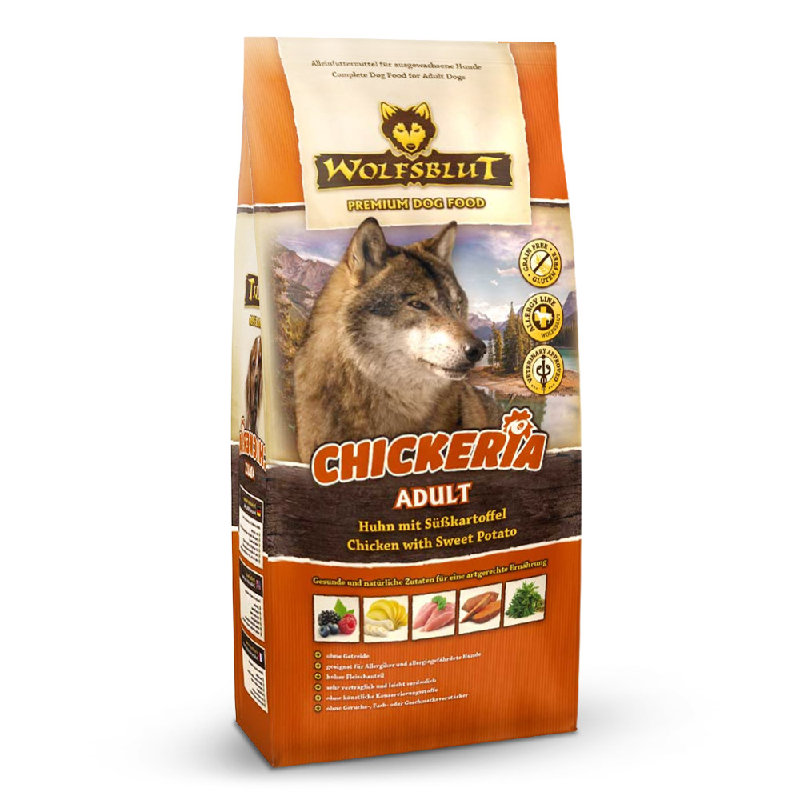 Wolfsblut Adult Chickeria - Pollo con patate dolci 2kg
