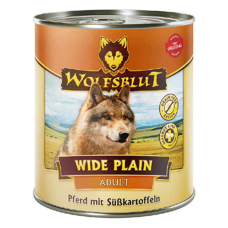Wolfsblut Adult Wide Plain - Cavallo con patate dolci 800g