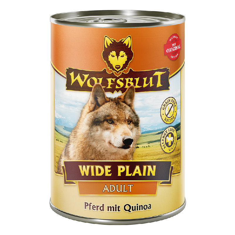 Wolfsblut Adult Wide Plain Quinoa - Cavallo con Quinoa 395g