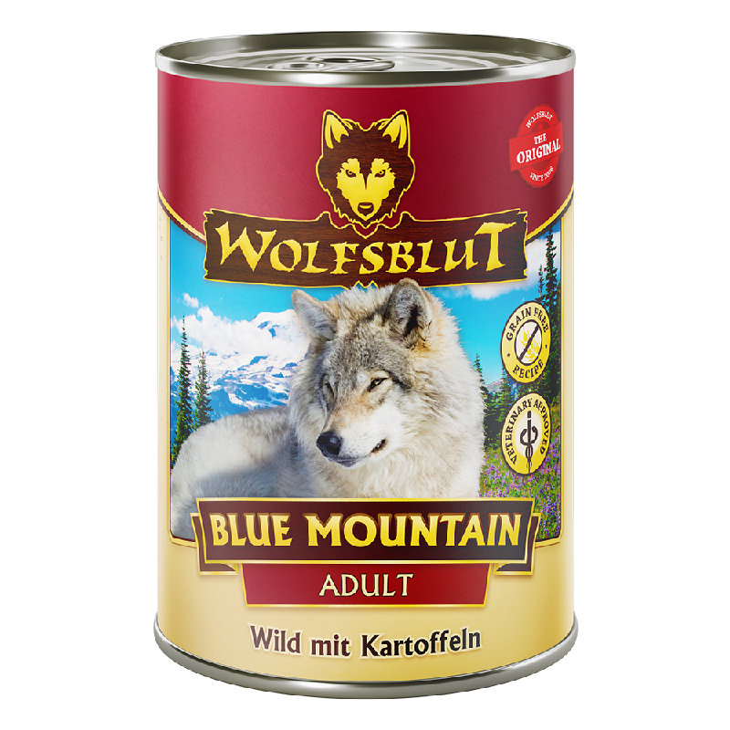 Wolfsblut Adult Blue Mountain - Selvaggina con patate 395g