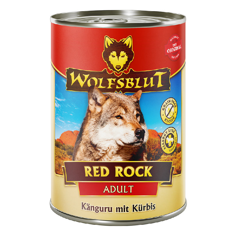 Wolfsblut Adult Red Rock - Canguro con zucca 395g