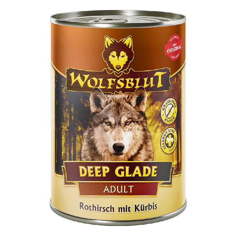 Wolfsblut Adult Deep Glade - Cervo rosso con zucca 395g