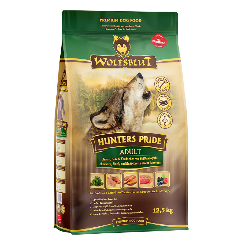 Wolfsblut Adult Hunters Pride - Fagiano & Anatra & Coniglio 12,5kg