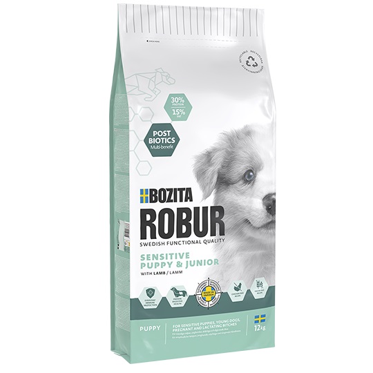 Bozita Robur Sensitive Grain Free Puppy  Lamm 12 kg