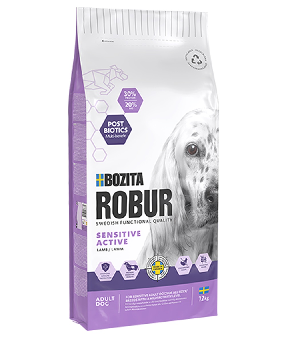 Bozita Robur Sensitive Grain Free Active Lamm 12kg