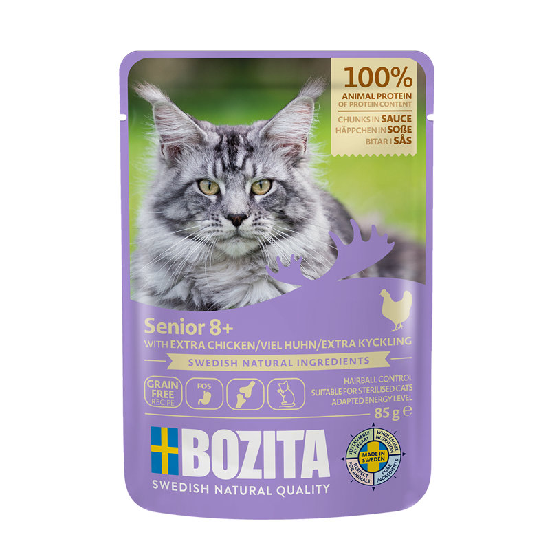 Bozita Pouch HiS Senior 8+ Extra Pollo 85g