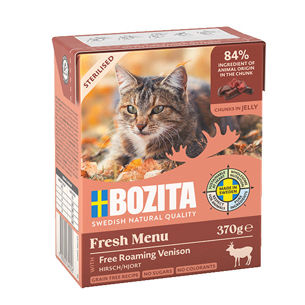 Bozita HiS Sterilised con Cervo 370g